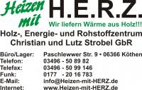 Dieses Bild zeigt das Logo des Unternehmens H.E.R.Z. Holz-, Energie- und Rohstoffzentrum